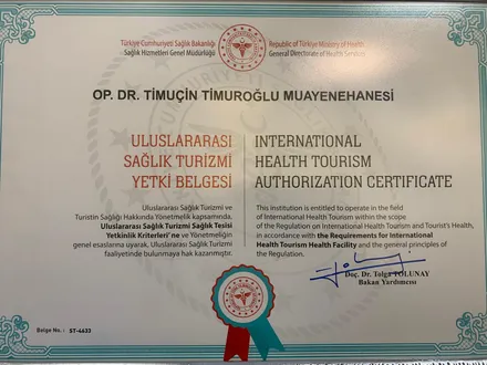 Op. Dr. Timuçin Timuroğlu — Belge